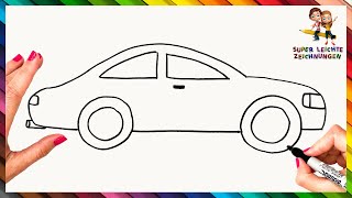 Wie Man Ein Auto Zeichnet Schritt Für Schritt 🚗 Auto Zeichnen Leicht Gemacht