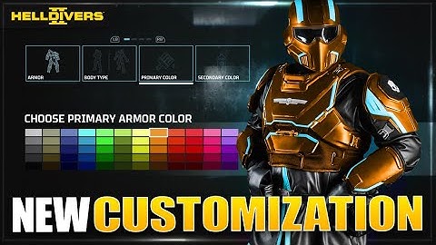 Helldivers 2 New Armor Customization Update & New Mission Gameplay