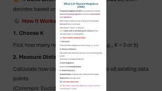 K-Nearest Neighbors (KNN) Explained in Seconds | Simple &amp; Visual