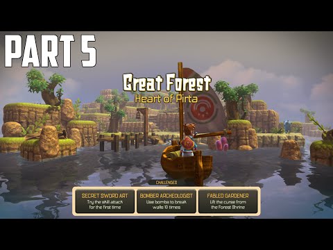 Oceanhorn: Monster of Uncharted Seas - 100 Walkthrough Part 5 [PS4] –  Great Forest
