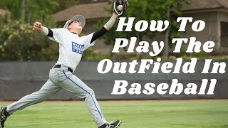 👉 How to play the outfield in baseball - Baseball training drills & Tips || Drop Step With A Fade ⚾