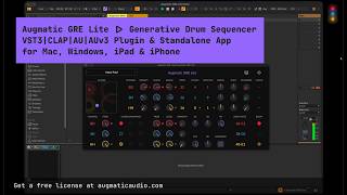 Augmatic GRE Lite - Free port of Mutable Instruments Grids sequencer for Mac and Windows - Tutorial