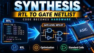 Full VLSI Synthesis Explained | RTL to Gate-Level Netlist | ASIC Design Flow Update