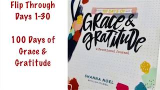 Grace and Gratitude Flip Through - Days 1-30