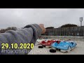 ЛАЗУРНОЕ. Видео отчёт за 29.10.2020. Пляж Паруса и Корабел. Новые постройки.