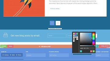 Live Composer: section background color change