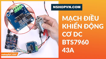 Mạch Điều Khiển Động Cơ DC BTS7960 43A (1 Động Cơ) (3KO6) #Shorts