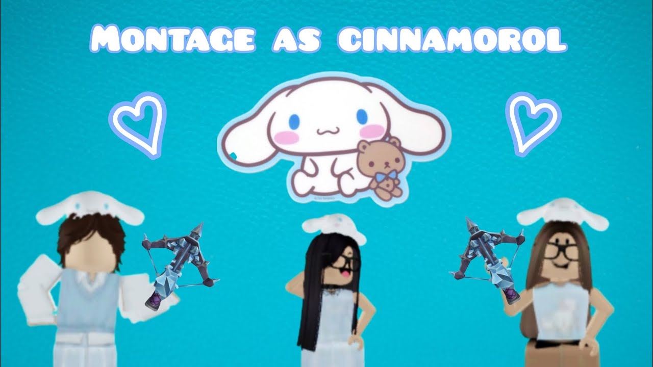 MM2 MOBILE MONTAGE AS CINNAMOROL! WITH *TRICKSHOTS, JUMPSHOTS AND AIRSHOTS*