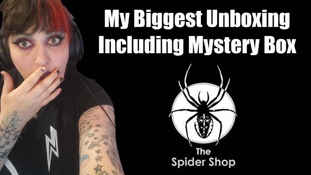 My Biggest Spider Shop Unboxing And Mystery Box - Its A Banger!!!!