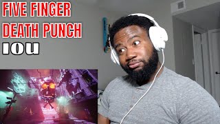 Five Finger Death Punch - IOU (Official Lyric Video) | REACTION
