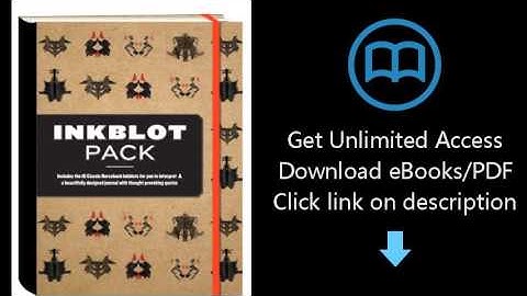 D.0.w.n-load The Inkblot Pack: Includes the 10 Classic  Inkblots for you to interpret & a be {P.d#f}