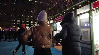 NYC LIFE 2021 |New York City Manhattan Walking tour-- Bryant Park, 6 1/2 Avenue (DEC 22, WED)