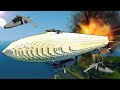 Spycakes & I Took Down a Zeppelin with Fighter Jets! - Stormworks Multiplayer Survival