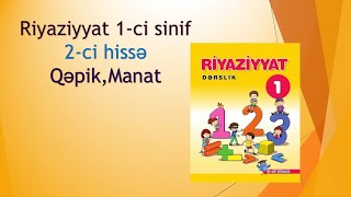 Riyaziyyat 1-ci sin 2-ci hissə Qəpik,Manat (səh 41-42)