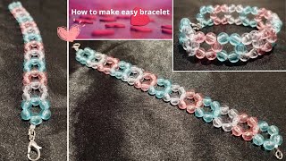 How to make easy bracelet, Tuto bracelet facile avec des perles