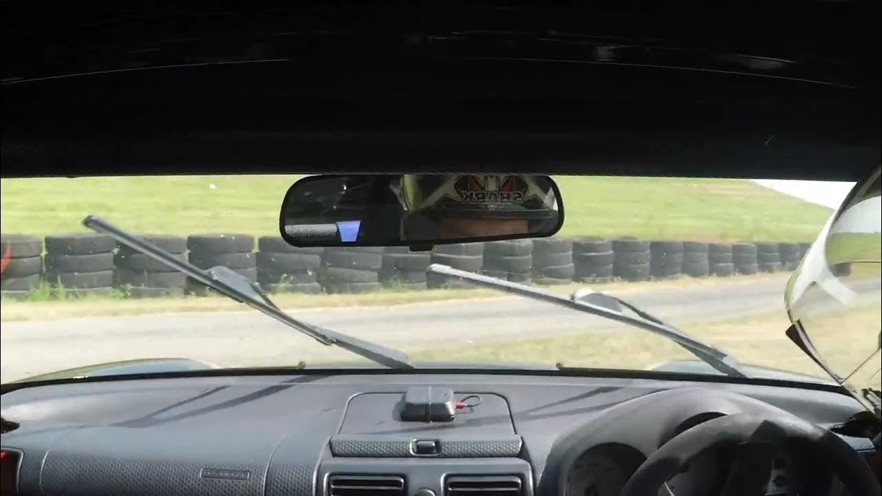 MR2 2ZZ track day passenger ride gets drift beyond drivers limit to snap oversteer at Oulton
