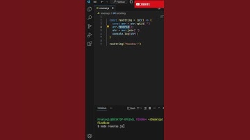 #shortsdev Invertir un String con JavaScript