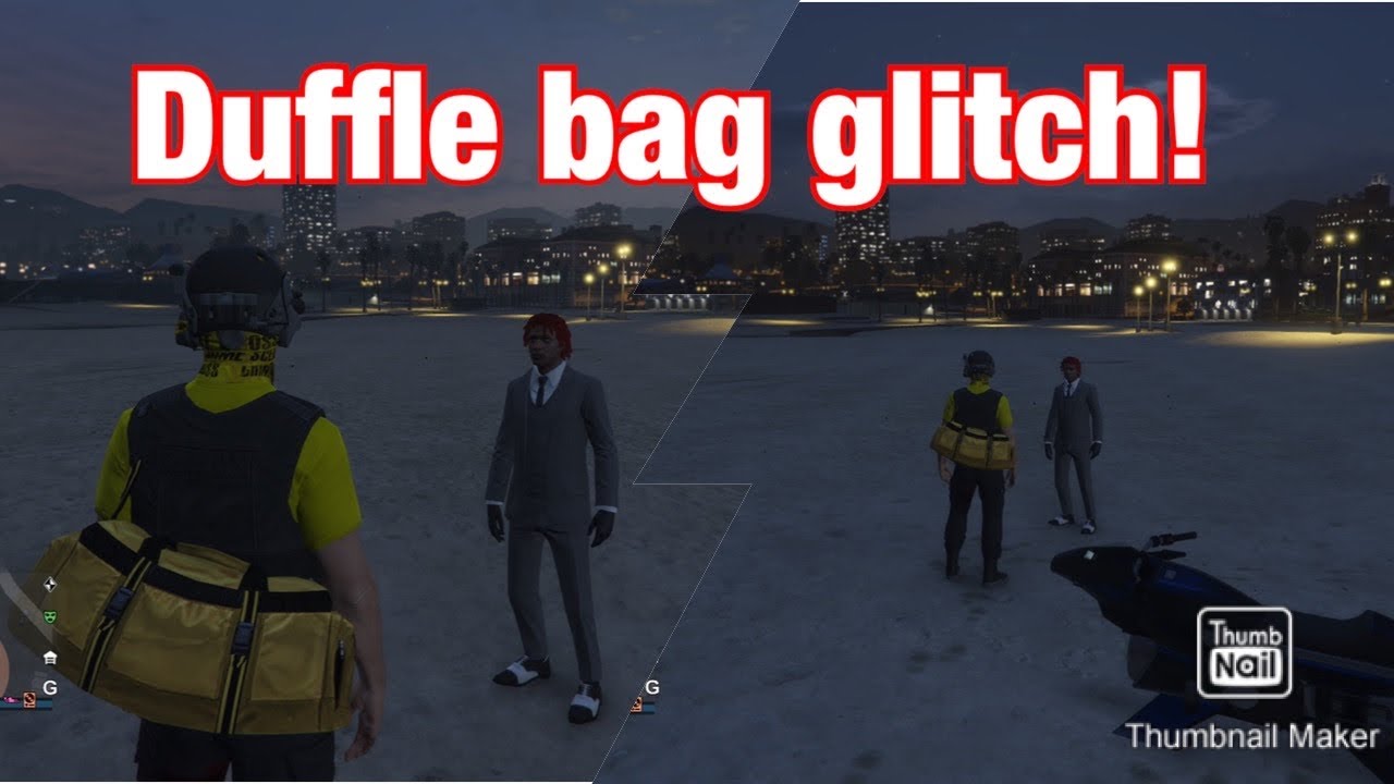 Duffle Bag Glitch! YouTube