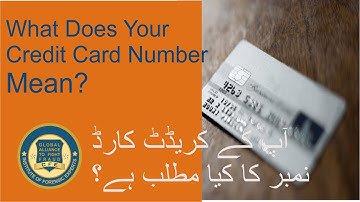 What Does Your Credit Card Number Mean?
