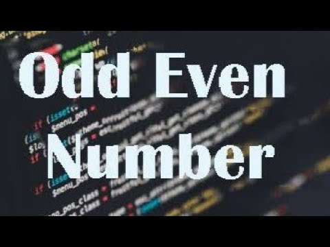 Odd Even Using Python - Free Python Course