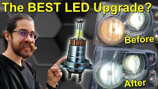 The ULTIMATE High Beam Upgrade? - Hawkglow 360 Degree LED Install in my Range Rover Sport!