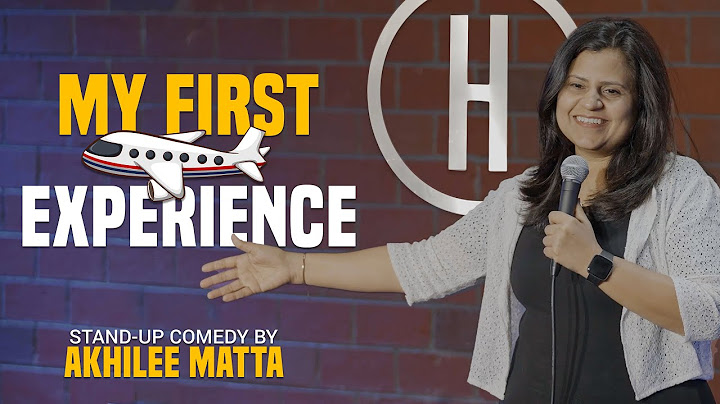 My First Experience | Standup Comedy by Akhilee Matta | Crowd Work | First Flight to Goa
