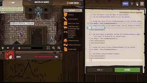 Master Of Names CodeCombat