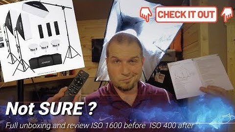 Unboxing Review CHEAP Chinese Softbox PhotOgraphy LIGHT Kit!  Andoer Softbox LED VIDEO light kit!