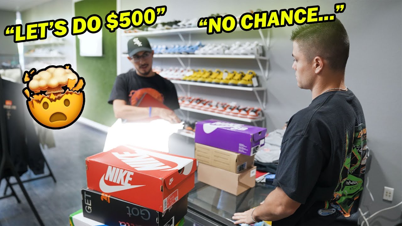 CASHING OUT CUSTOMERS! *A Day in the Life of a Sneaker Store Owner*