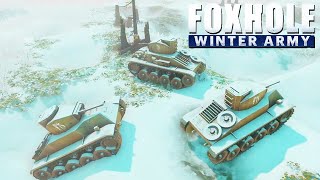 FIRST LOOK - Foxhole: Winter Army - Endless Persistent World War Simulator MMO