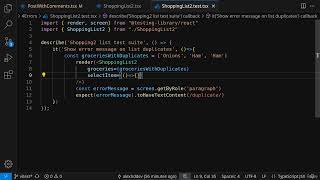 React Testing | 06.23 - Examples For Jest Vitest