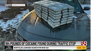 184 pounds of cocaine found during traffic stop