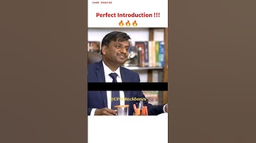 Perfect Introduction ? 🔥 | UPSC Backbone | Upsc Interview | Amritpal Kaur | #shorts