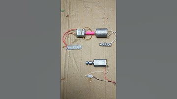DC motor generator & voltage regulator and LED light #automobile #viral #shorts