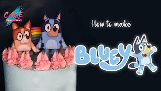 CAKE NATION | How To Make A Bluey Cake Topper