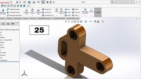 SolidWorks Tutorial Exercise 25 | Learn SolidWorks 3D
