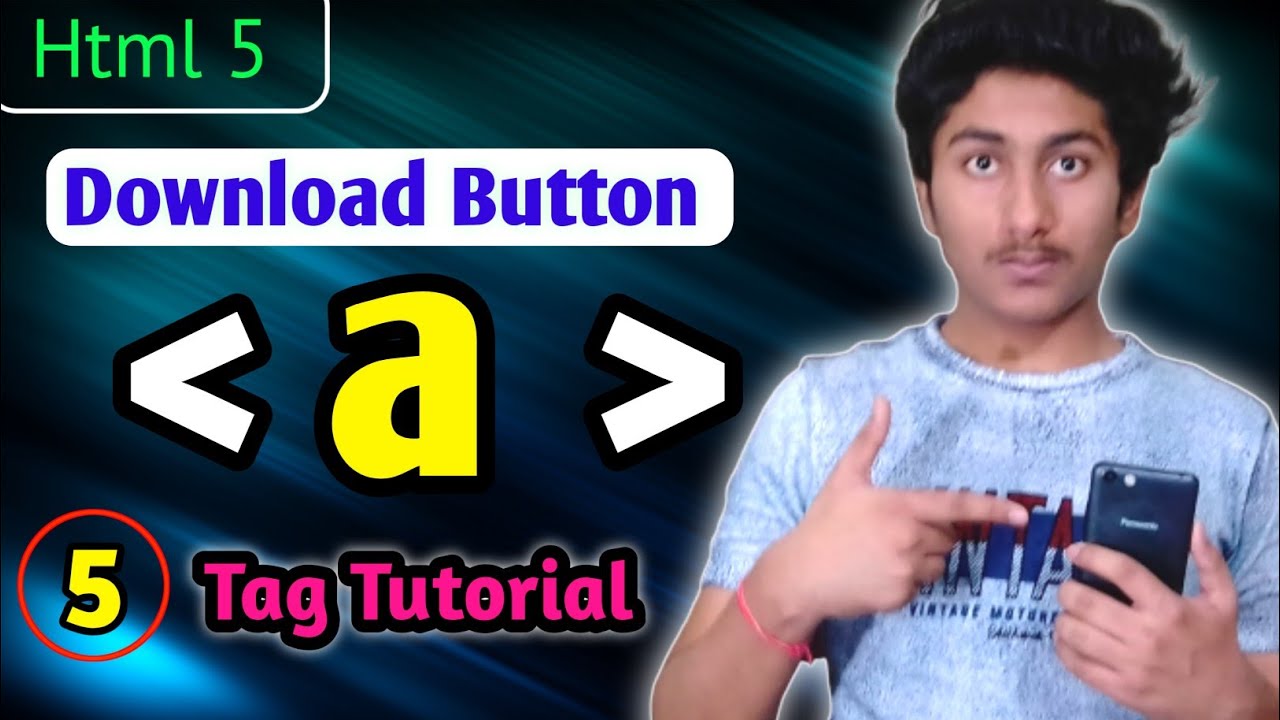 How To Add Download Link In Webpage With Anchor Tag Anchor Tag Download Link Tutorial In Hindi 