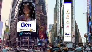 Gen featured on the NASDAQ Tower in Times Square