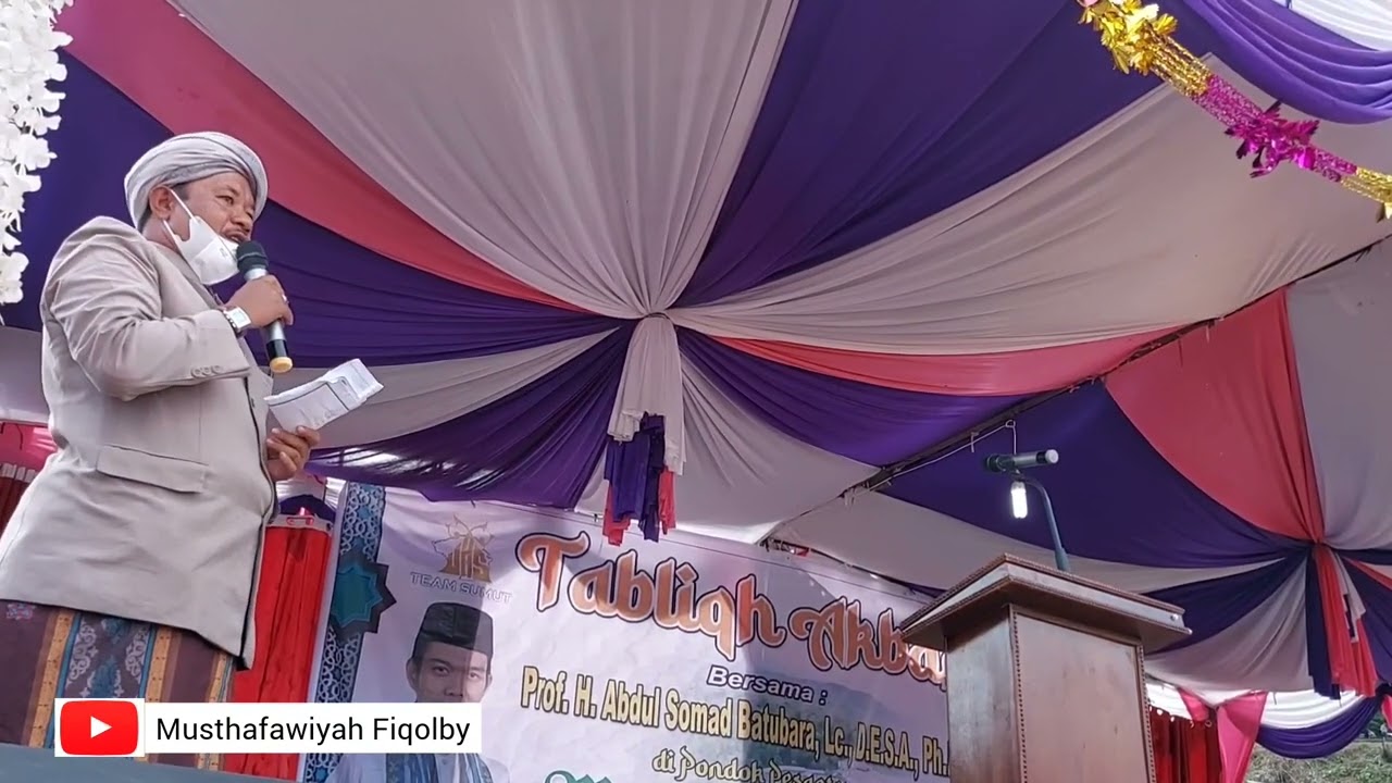 Menyambut Kedatangan Ustadz Abdul Somad Ke Pondok Pesantren Musthafawiyah