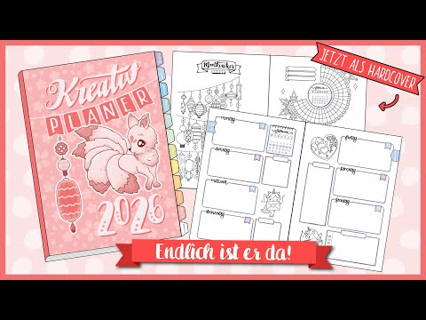 The new CREATIVE PLANNER 2026 is here!! 🥳🥳🥳 | GERMAN