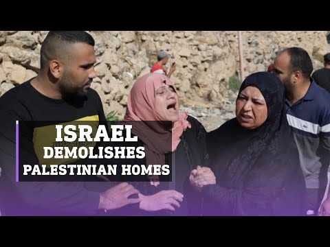 Israel demolishes Palestinian homes in the occupied West Bank