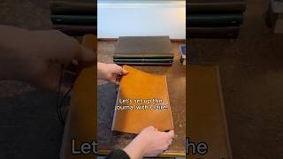 Take a look inside Claire’s journal! #leather #journal