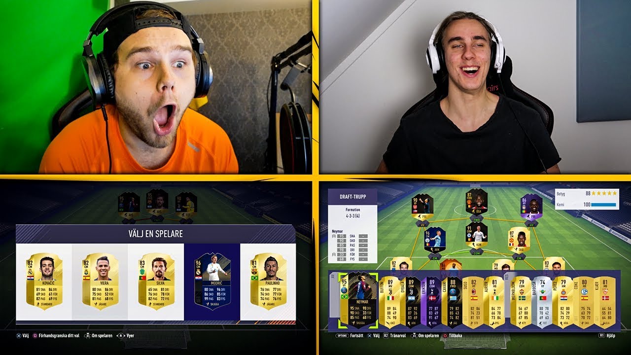 90+ RATING CHALLENGE!!! 😁 - BÄST AV 5 VS CACTUFEE - FIFA 18 på Svenska