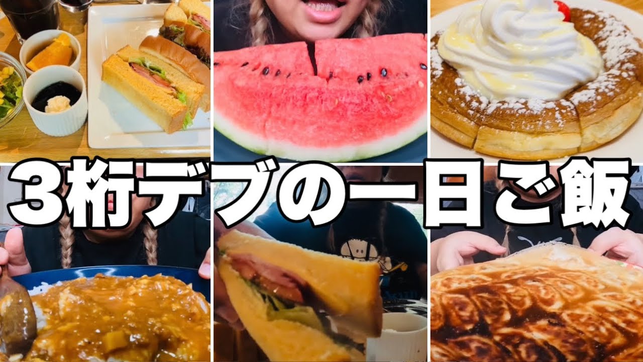 【モッパン】100kg超えデブの一日の食事