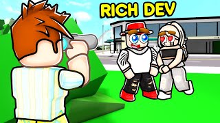 I Found Rich Developer.. He Was Faking Everything Brookhaven Rp