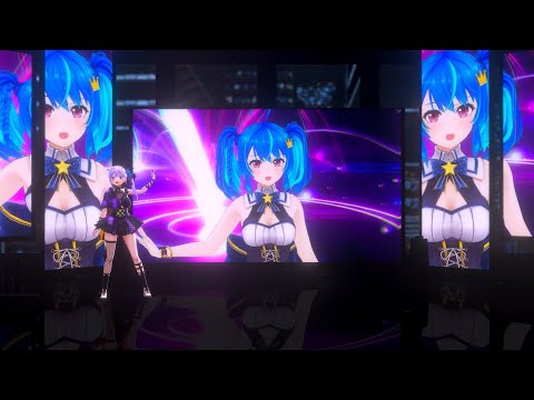 【LIVE】星天ギャラクシィクロス／マリア×風鳴翼(CV.日笠陽子×水樹奈々)（Covered by 朝ノ瑠璃×MaiR）【#朝ノ瑠璃3DLIVE】