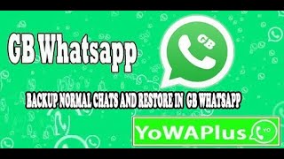 Backup Normal Chats and Restore in GB Whatsapp APK 2022 💕 #Shorts screenshot 4