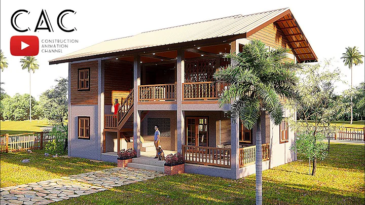 Simple Farmhouse | Tropical House | 8.5x12m | 4 Bedroom