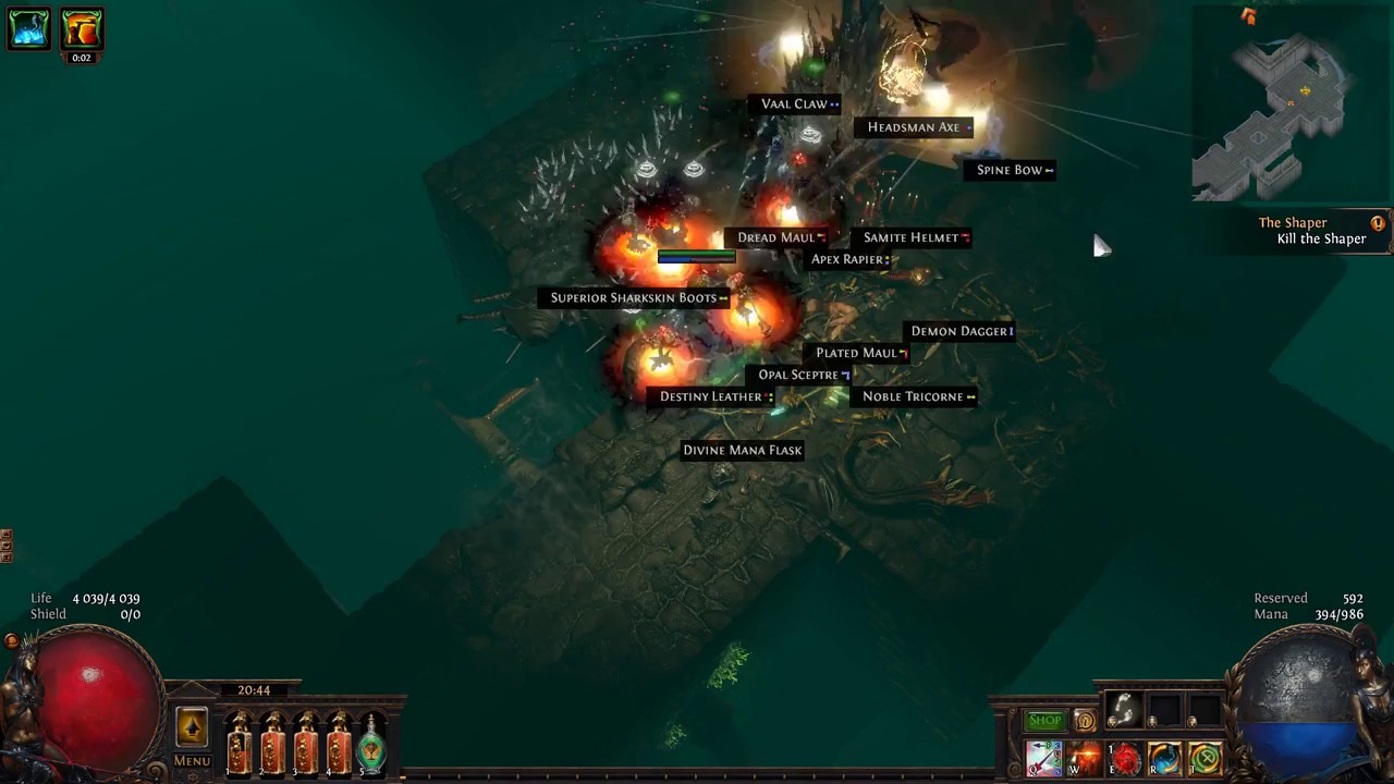 poe 3 0 ranger deadeye vs hydra tier 16 physical and bleed