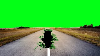 Road Cracking Green Screen I Birammasakthitech